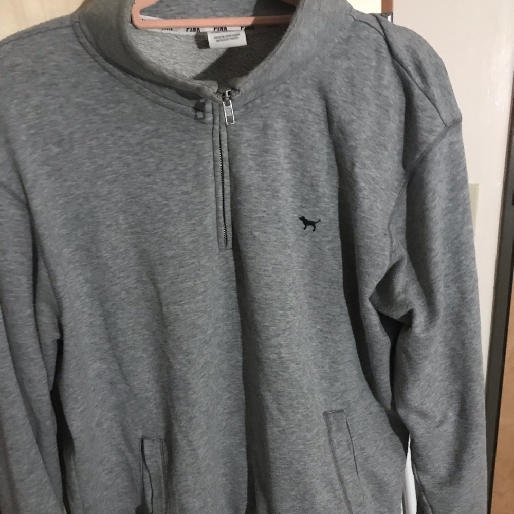 PINK vs half zip sweater